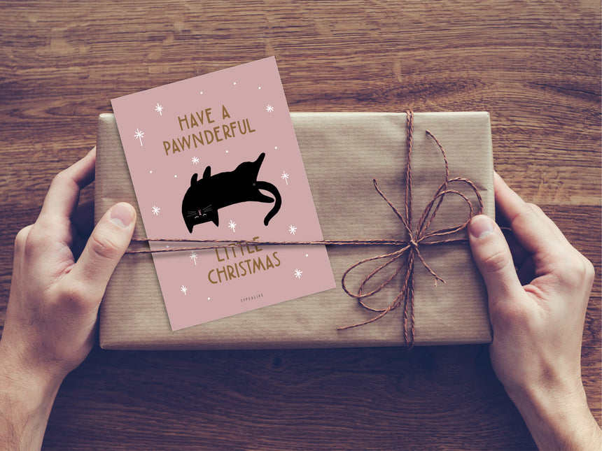 Postkarte / Christmas Cat No. 3