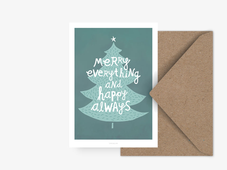 Postkarte / Die Tanne Sagt No. 1