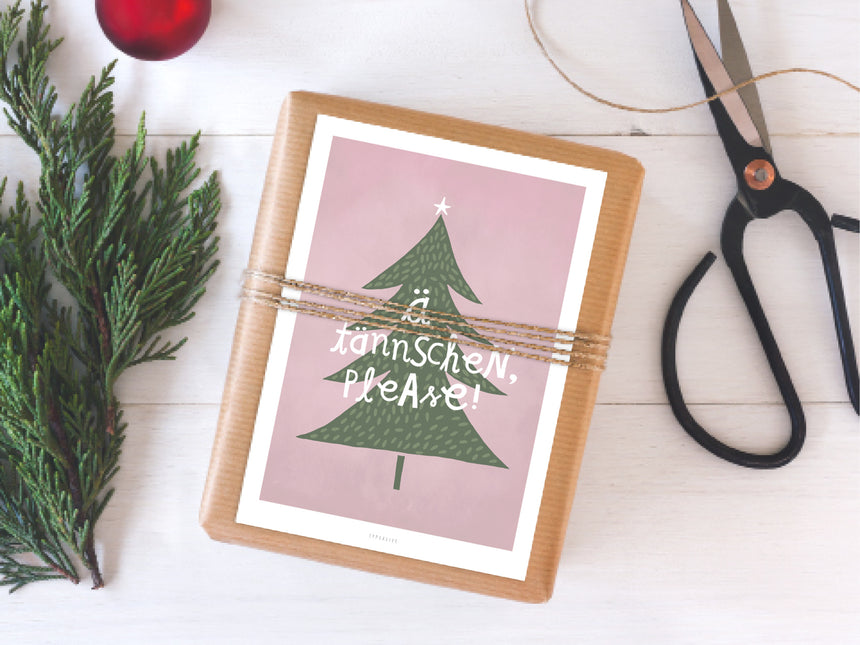 Postkarte / Die Tanne Sagt No. 3
