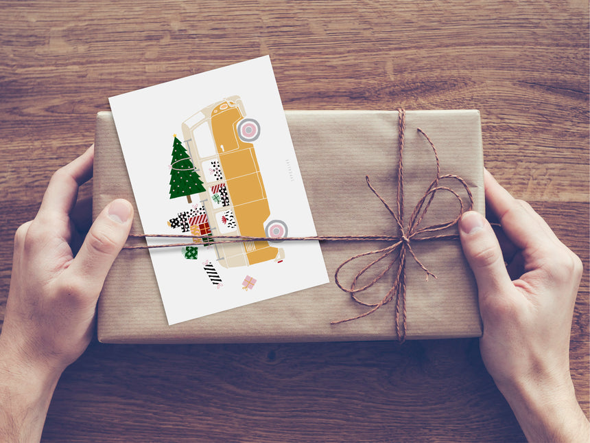 Postkarte / Driving Home For Christmas No. 3