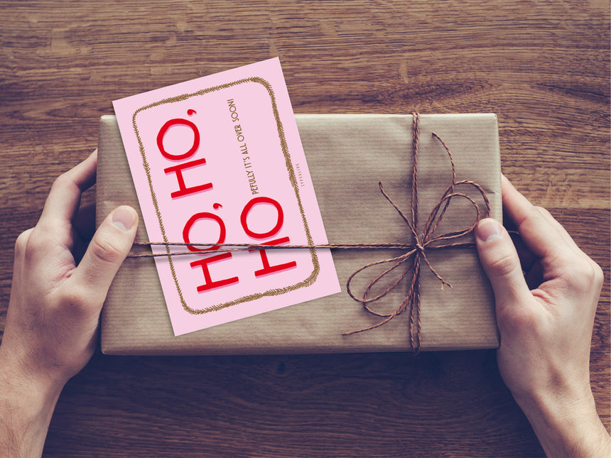 Postkarte / Ho Ho Ho-pefully