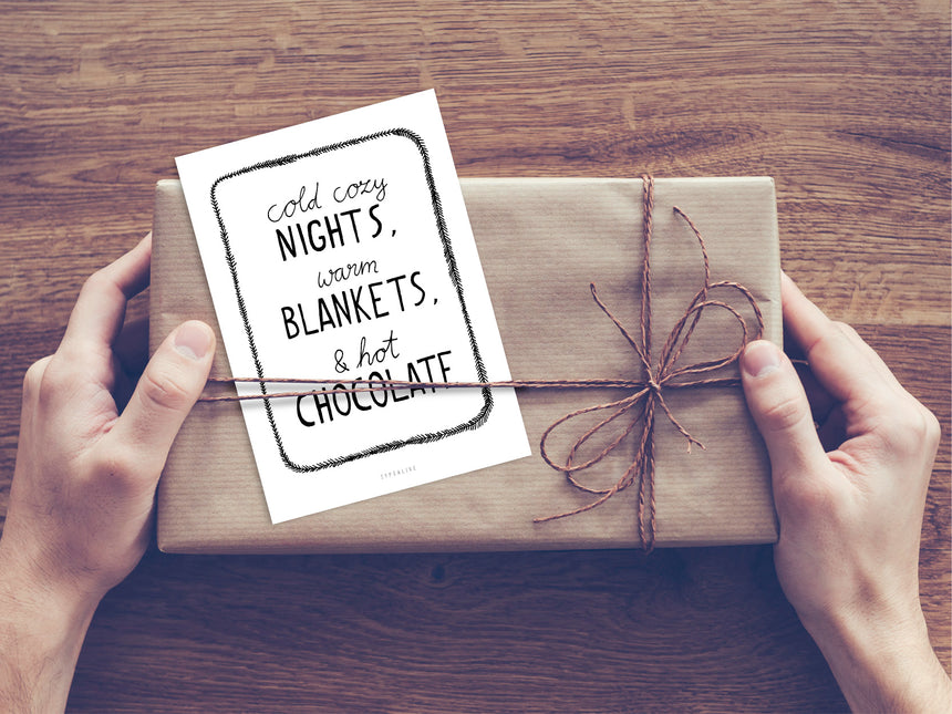 Postkarte / Hot Chocolate