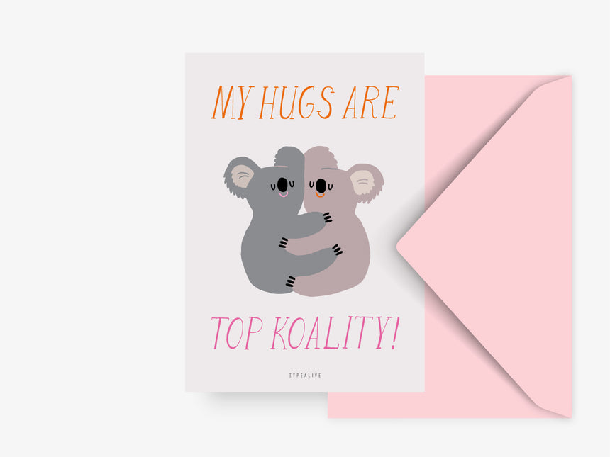 Postkarte / Koality Hugs
