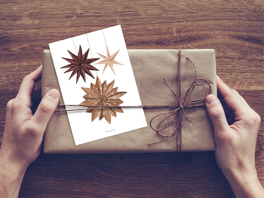 Postkarte / Paper Stars