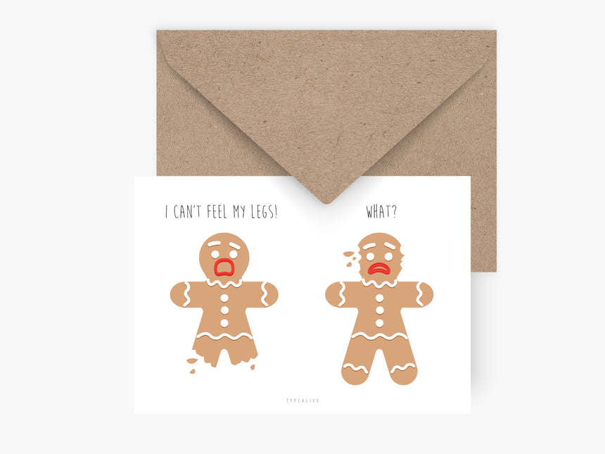 Postkarte / Peppercake Man