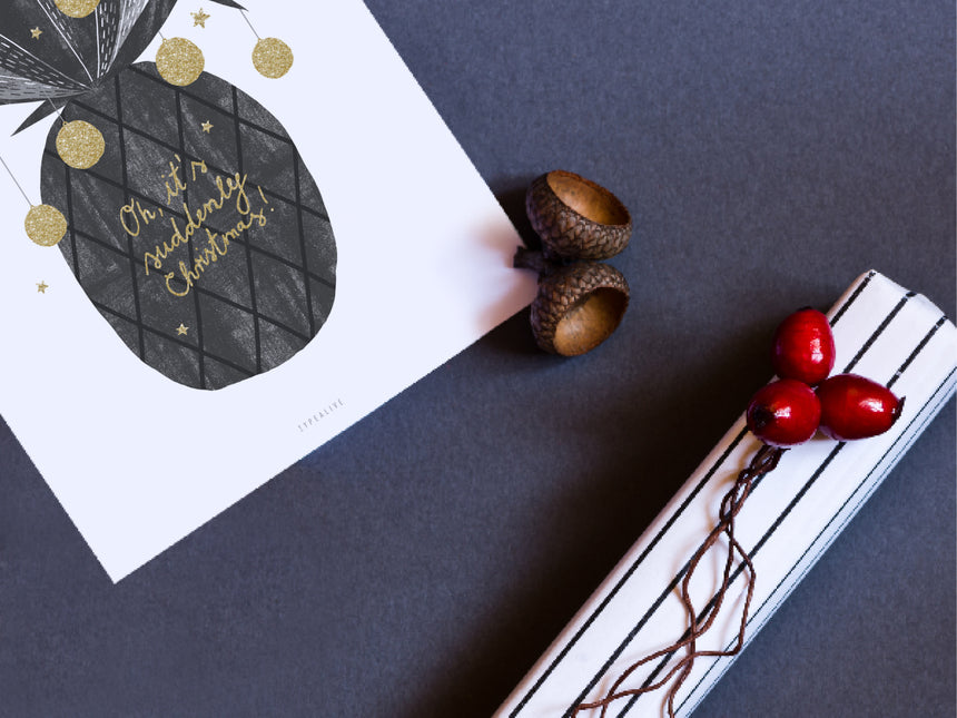 Postkarte / Suddenly Christmas