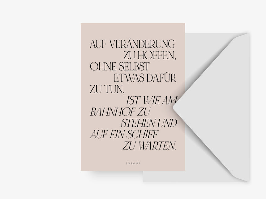 Postcard / Change