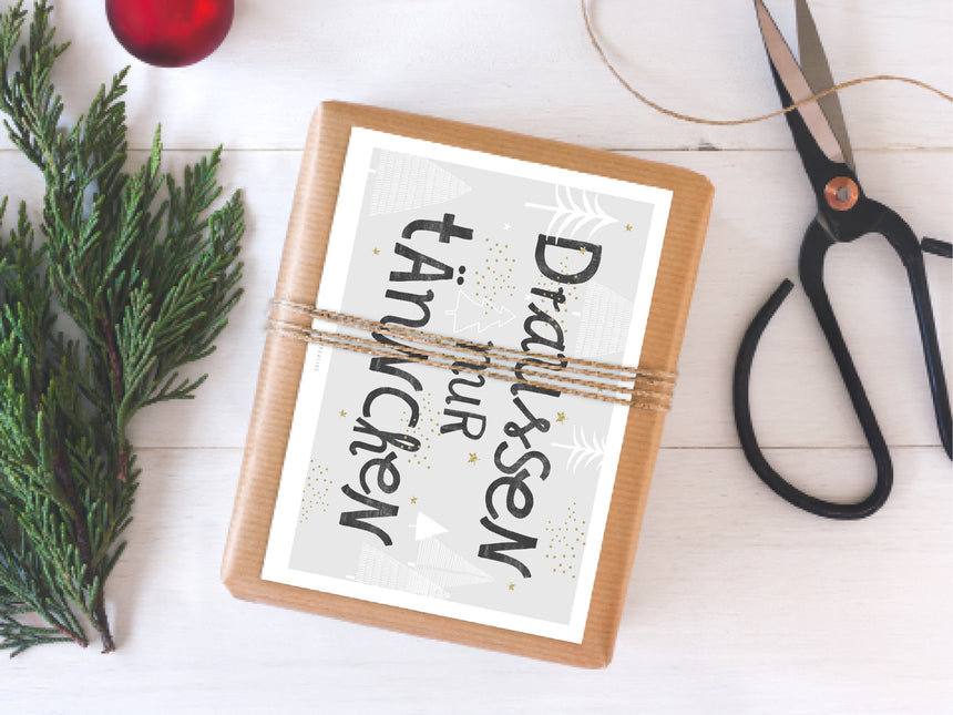 Postkarte / Weihnachtsregel No. 2