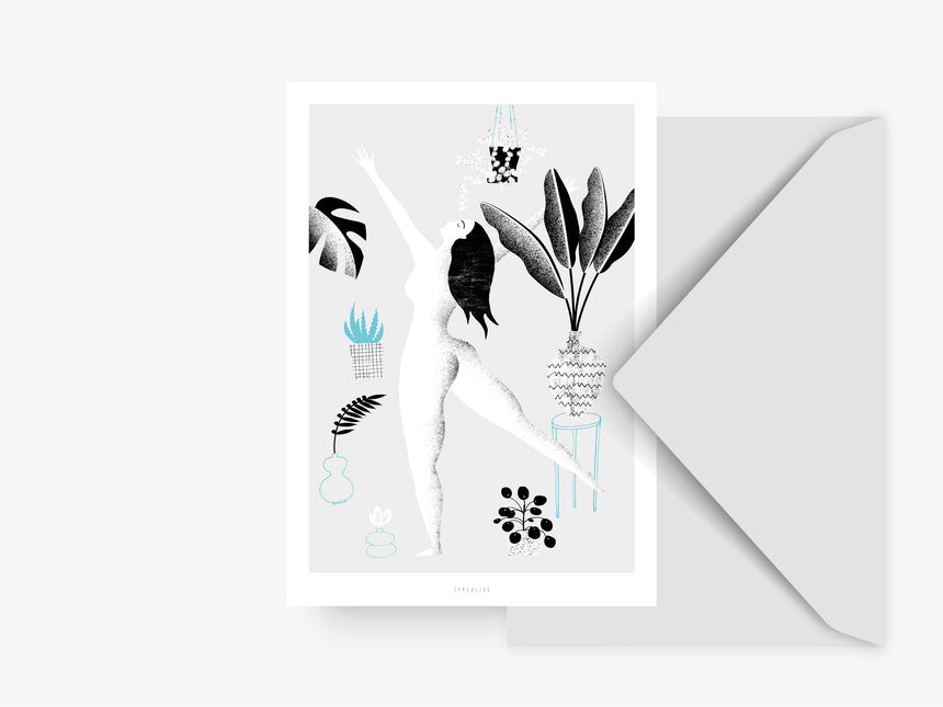 Postkarte / Me And The Plants