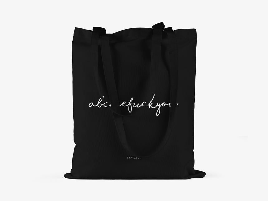 Baumwolltasche / Abcdefuckyou