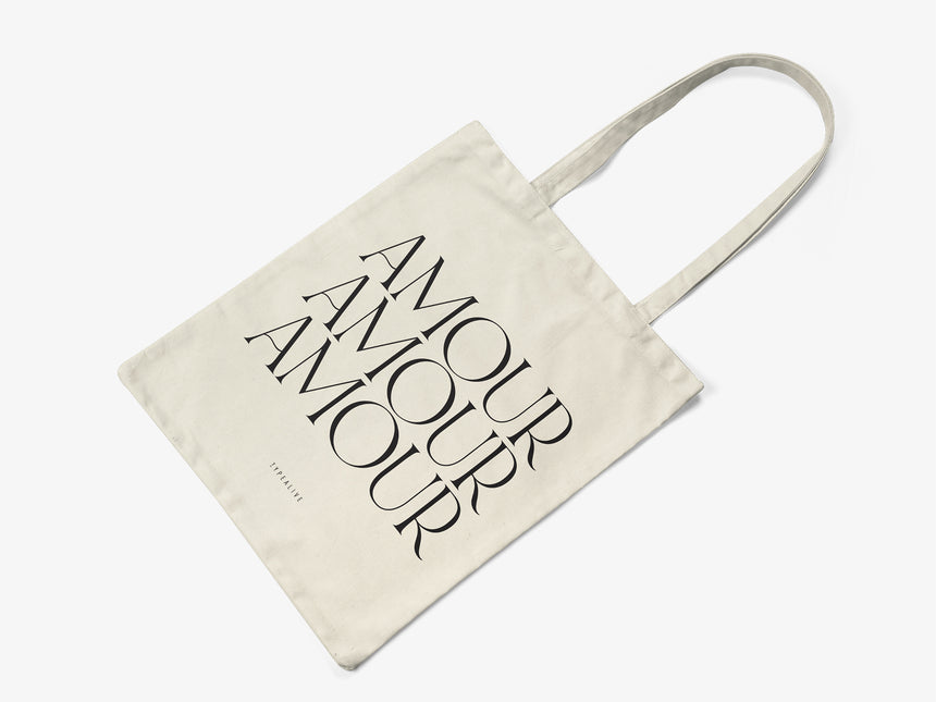 Baumwolltasche / Amour