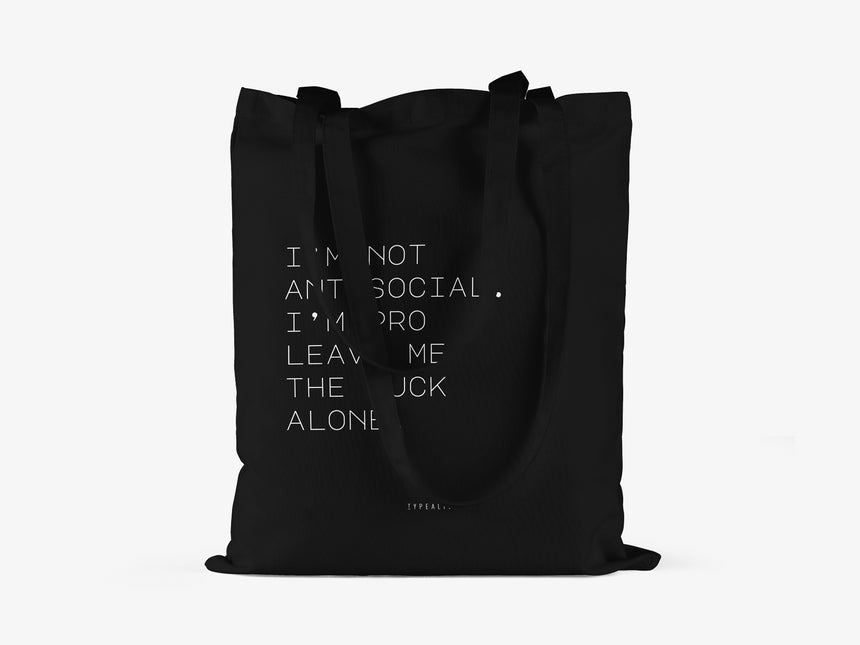 Baumwolltasche / Antisocial