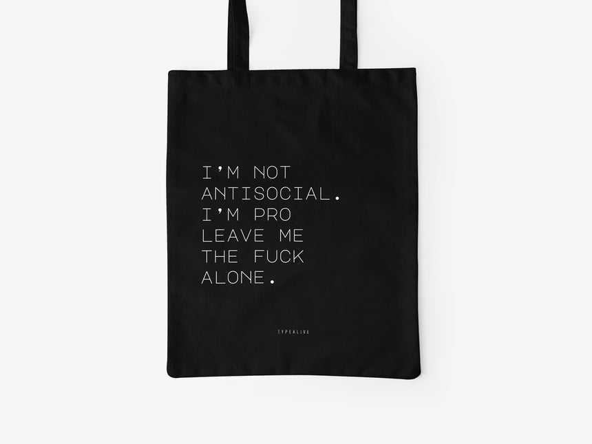 Cotton bag / Antisocial