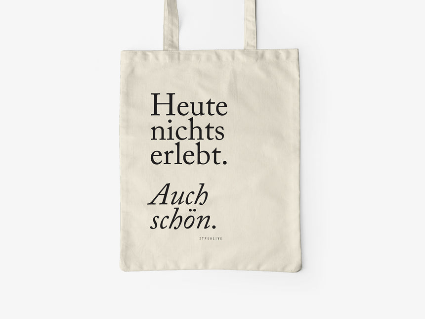 Baumwolltasche / Auch Schön