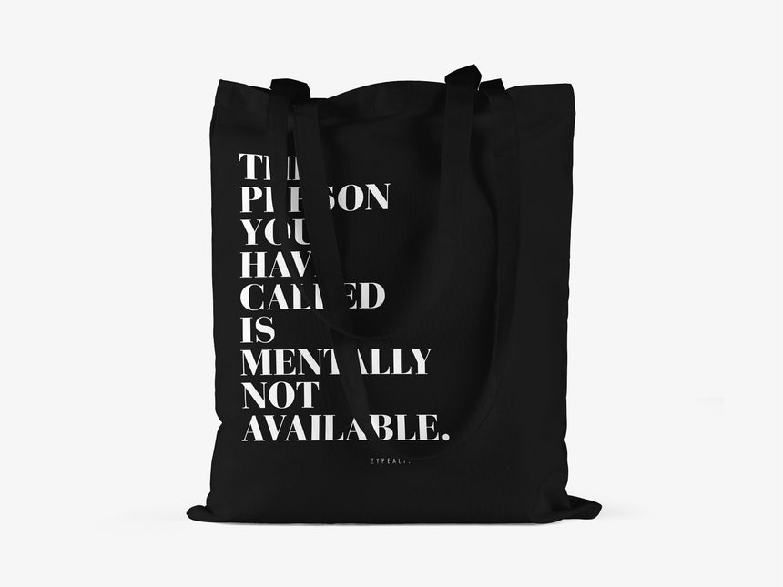 Cotton bag / Available "black"