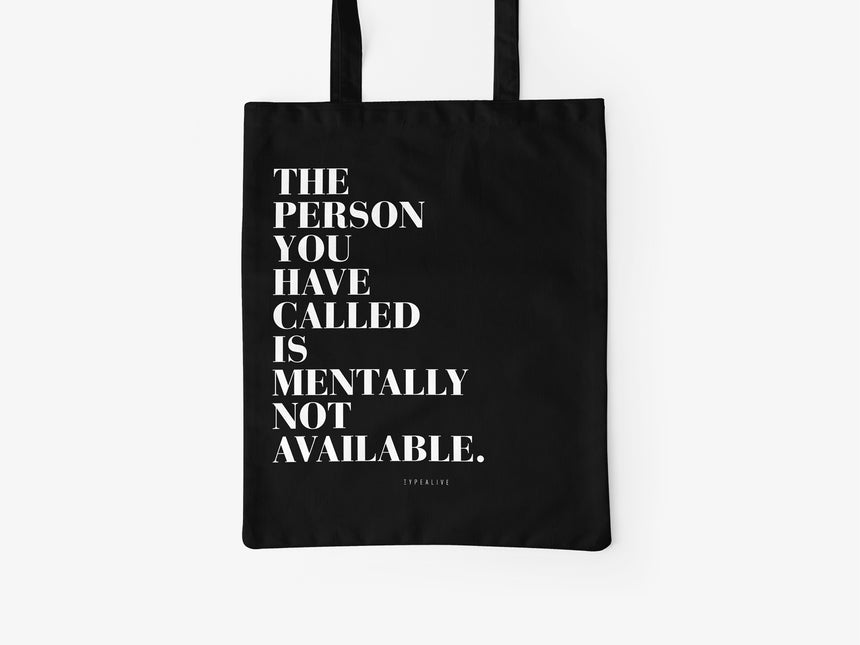 Cotton bag / Available "black"