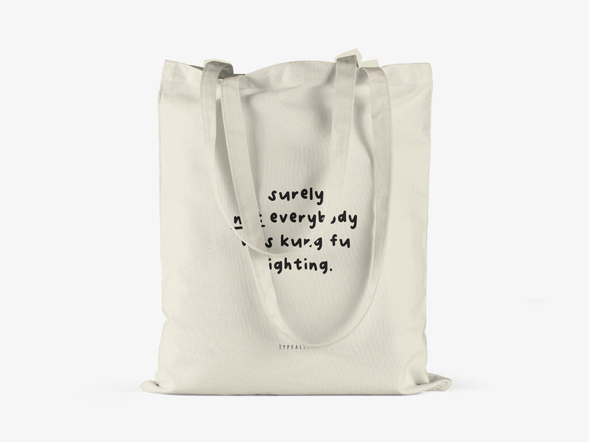 Baumwolltasche / Kung Fu Fighting