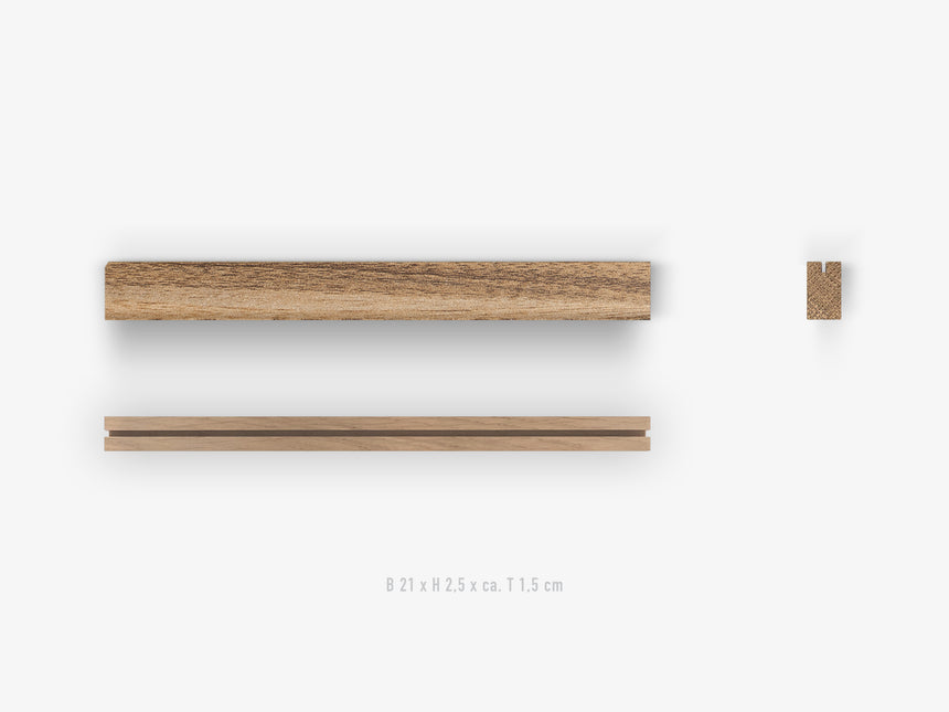 Postcard bar / oak (various formats)