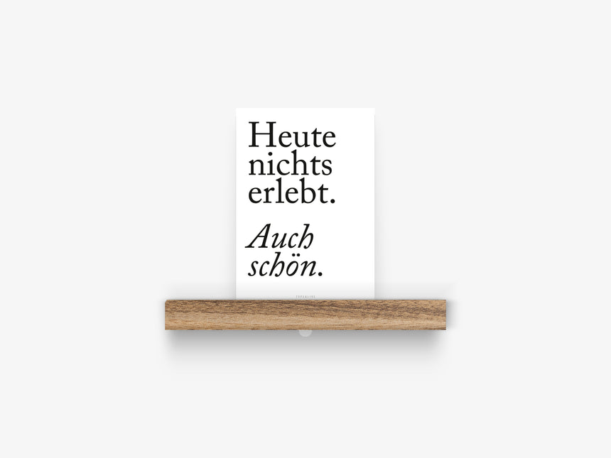 Postcard bar / oak (various formats)