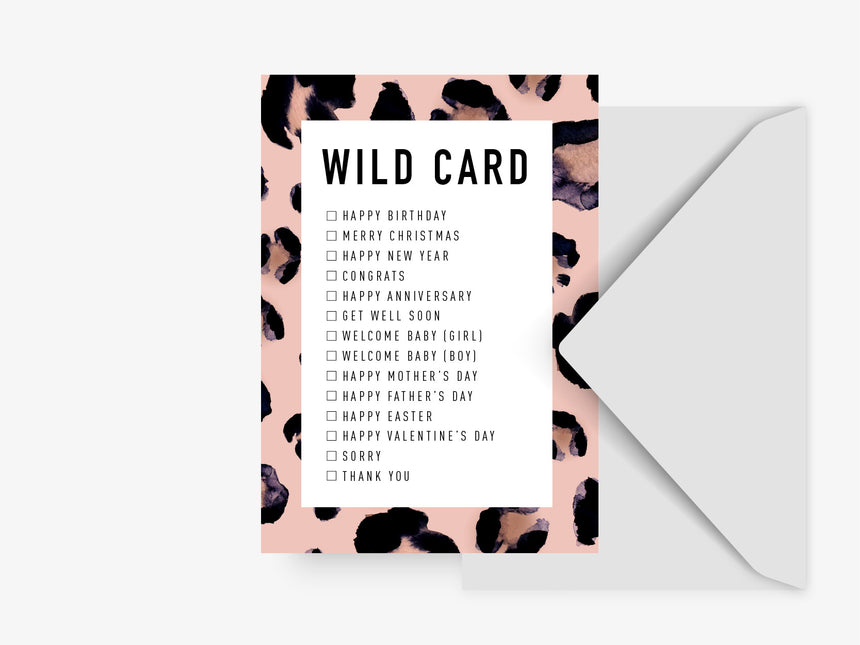 Grußkarte / Wild Card