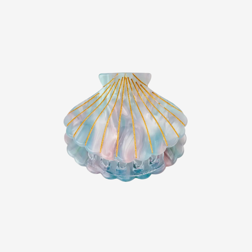 by Vivi. - Haarspange in Muschelform "Blau"