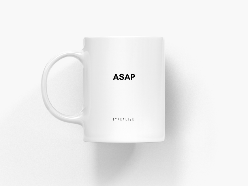 Tasse aus Keramik / ASAP