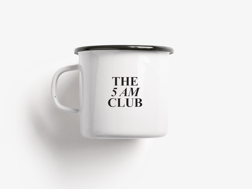Enamel mug / 5 AM Club No. 2