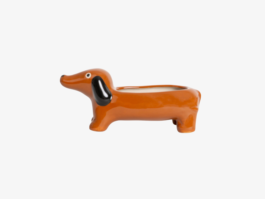Helio Ferretti - Vase "Dackel / Schwarz od. Braun"