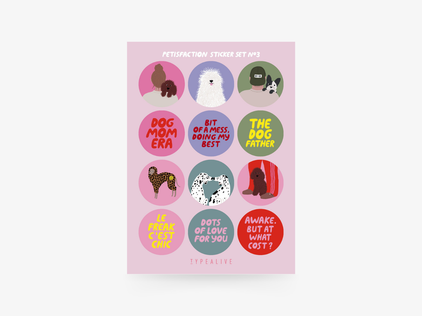 Stickerbogen No. 3 "Petisfaction"