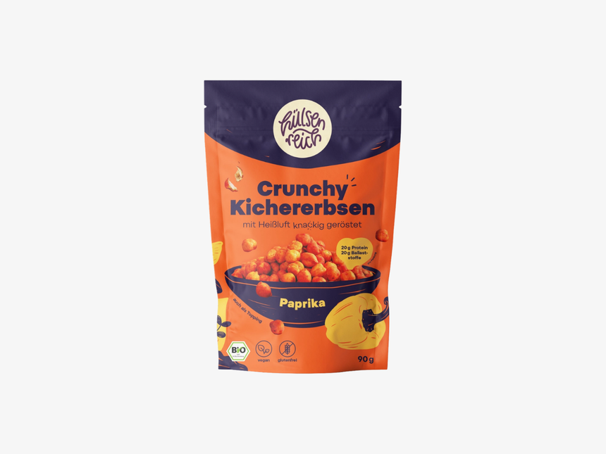 Hülsenreich – Crunchy Kichererbsen “Paprika”