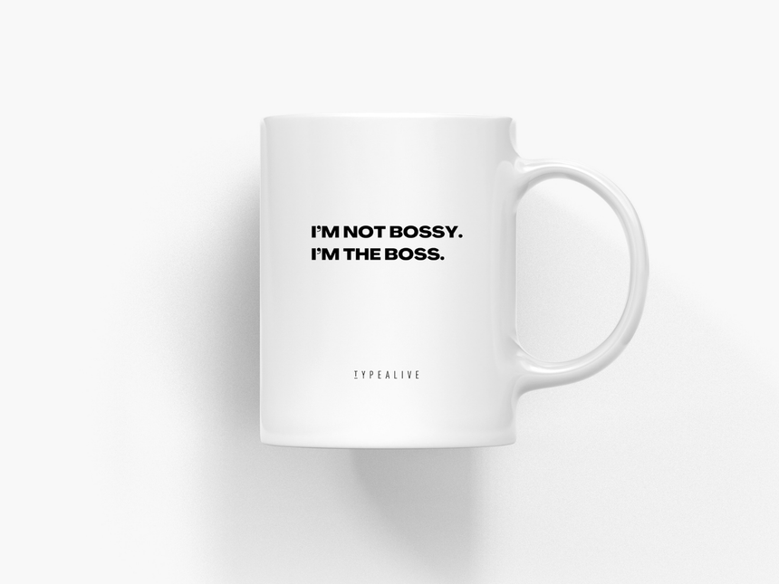 Tasse aus Keramik / Bossy