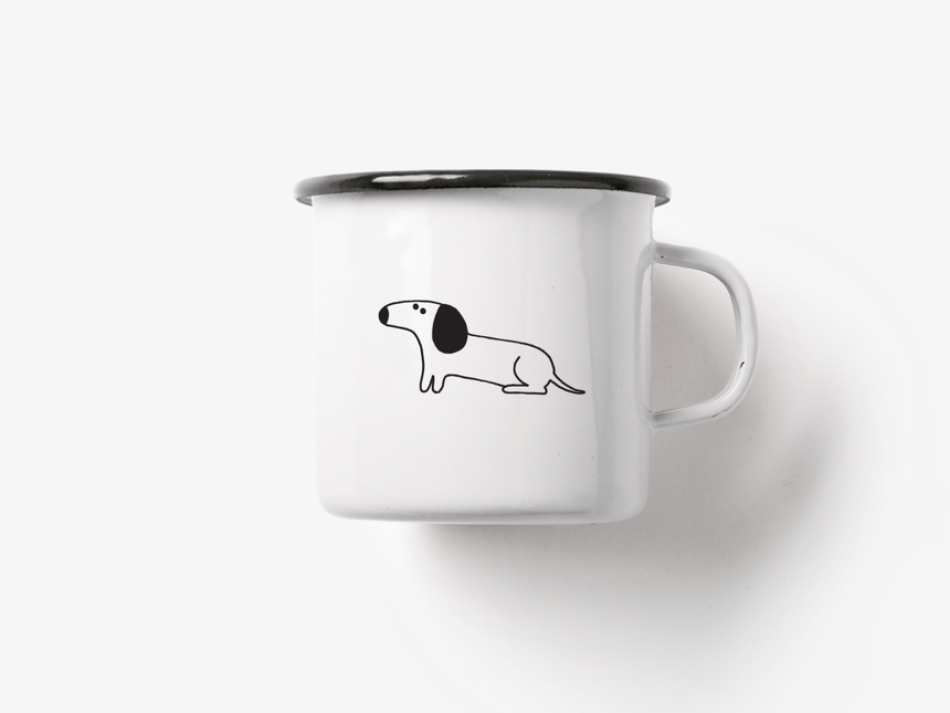 Tasse aus Emaille / 5 AM Club No. 1