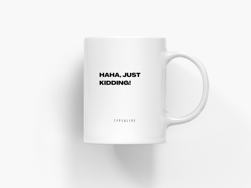 Tasse aus Keramik / Love My Job