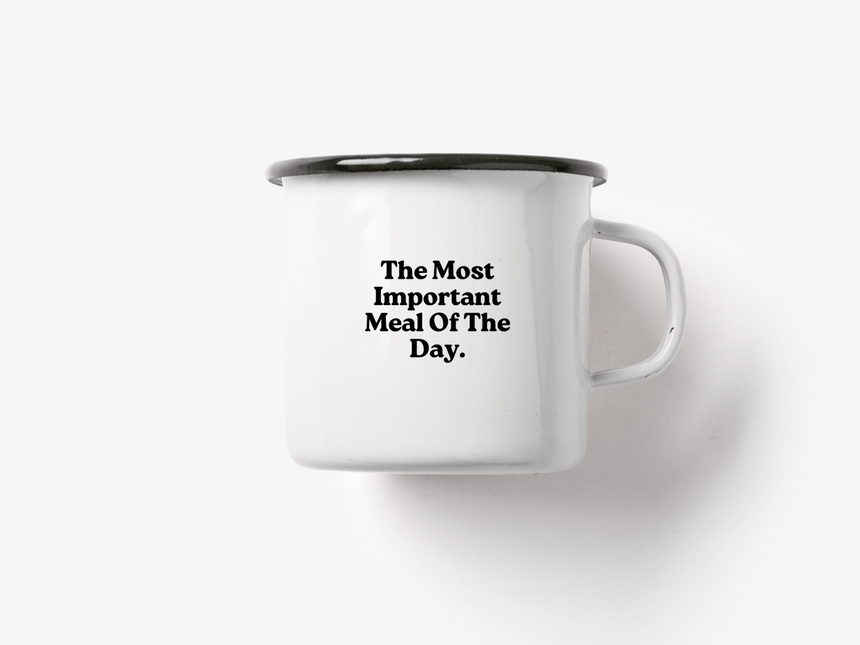 Tasse aus Emaille / Coffee