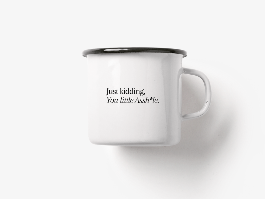 Tasse aus Emaille / Get Shit Done