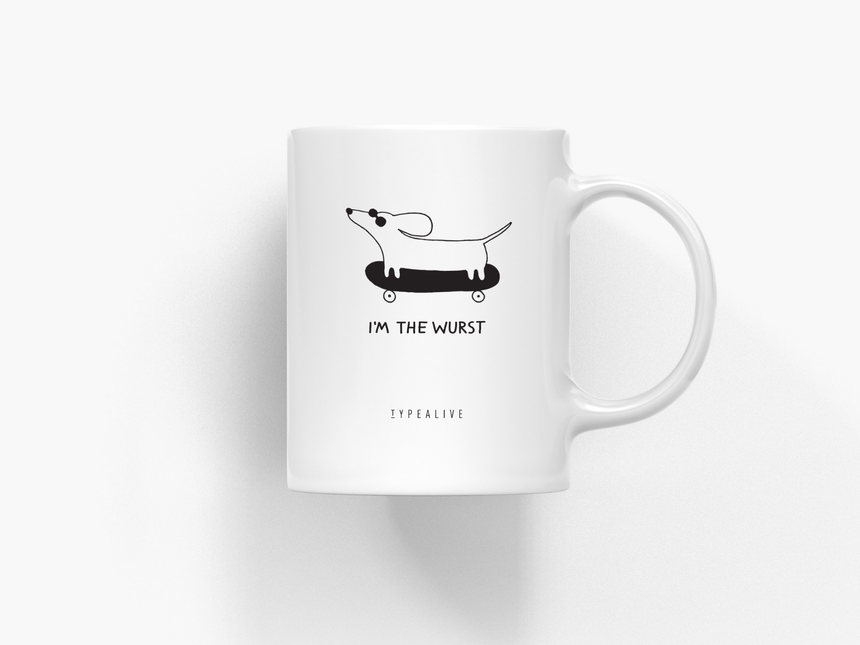 Tasse aus Keramik / The Wurst