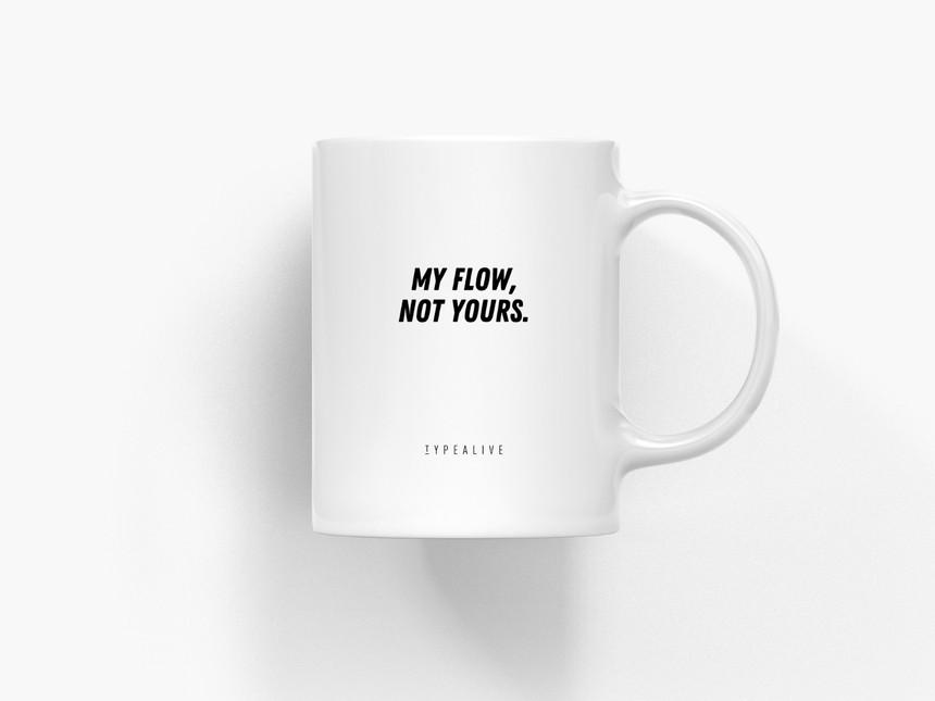 Tasse aus Keramik / Flow