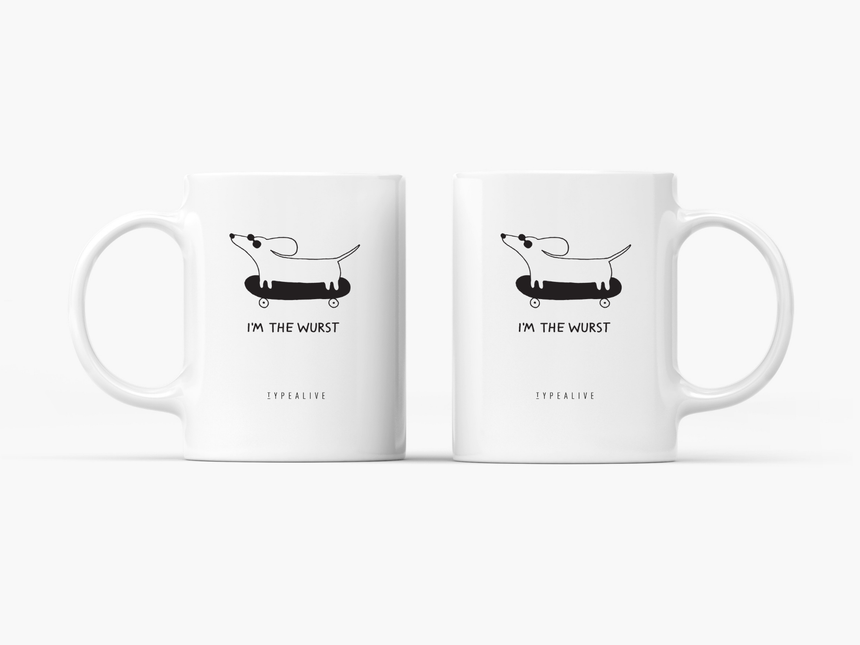 Tasse aus Keramik / The Wurst