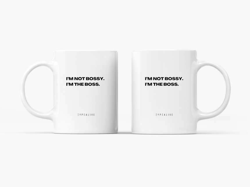 Tasse aus Keramik / Bossy