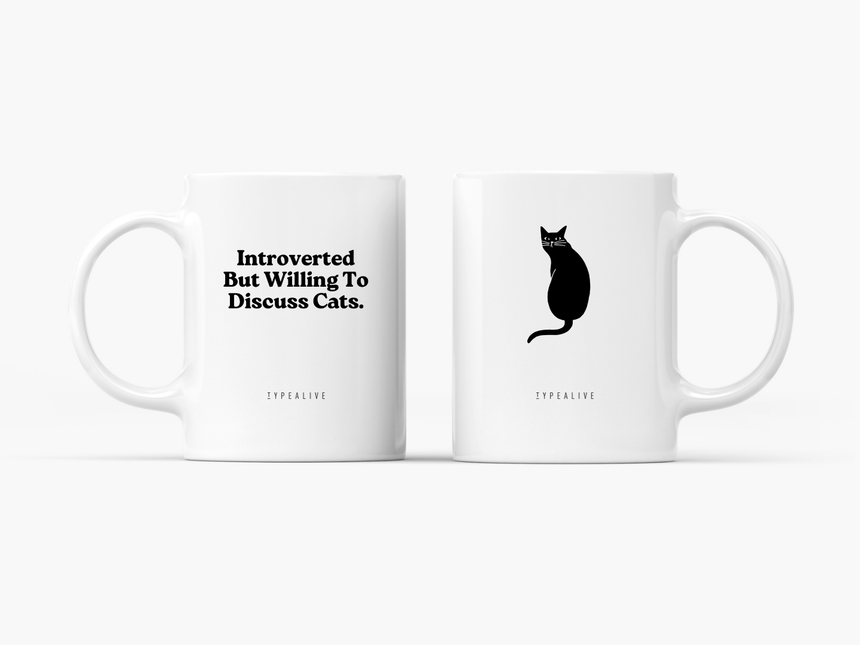 Tasse aus Keramik / Discuss Cats