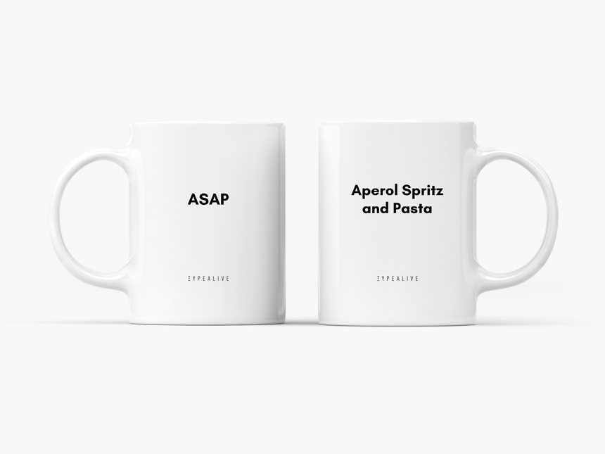 Tasse aus Keramik / ASAP