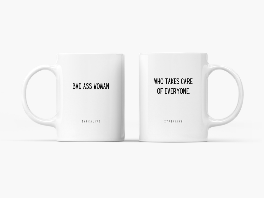 Tasse aus Keramik / Bad Ass Women