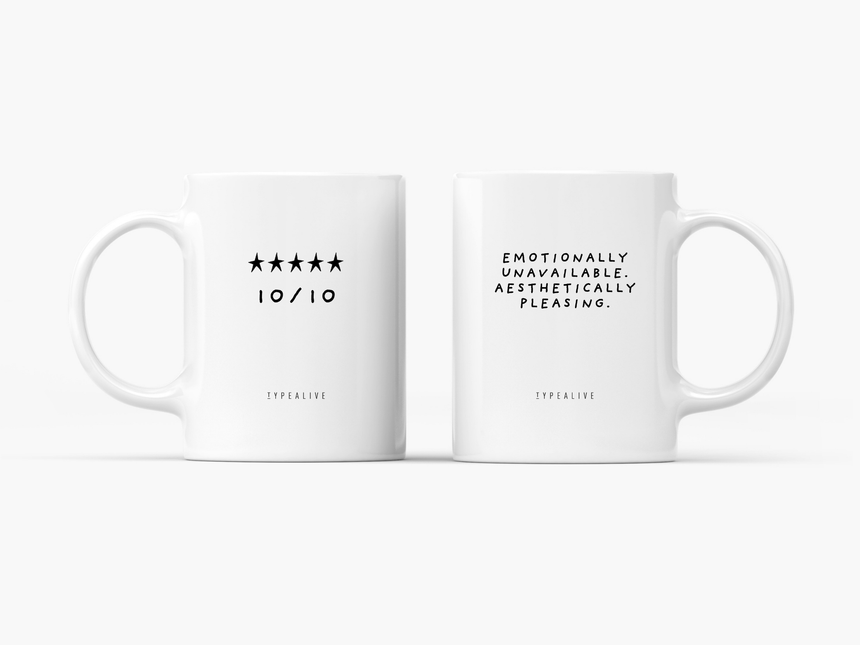 Tasse aus Keramik / 10 / 10