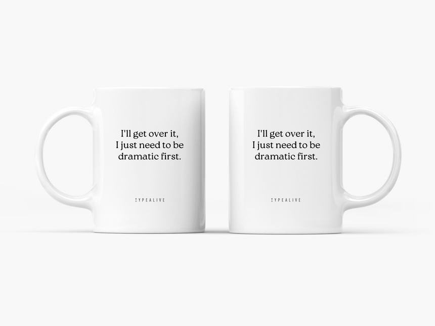 Tasse aus Keramik / Dramatic