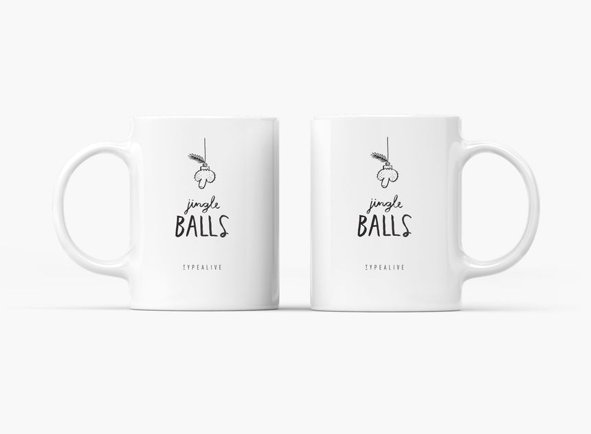 Tasse aus Keramik / Jingle Balls