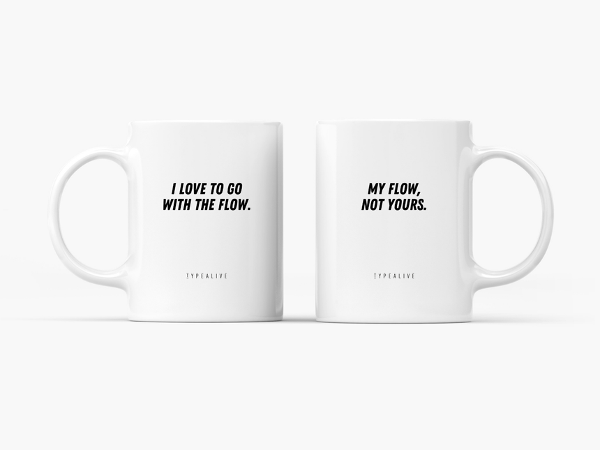 Tasse aus Keramik / Flow