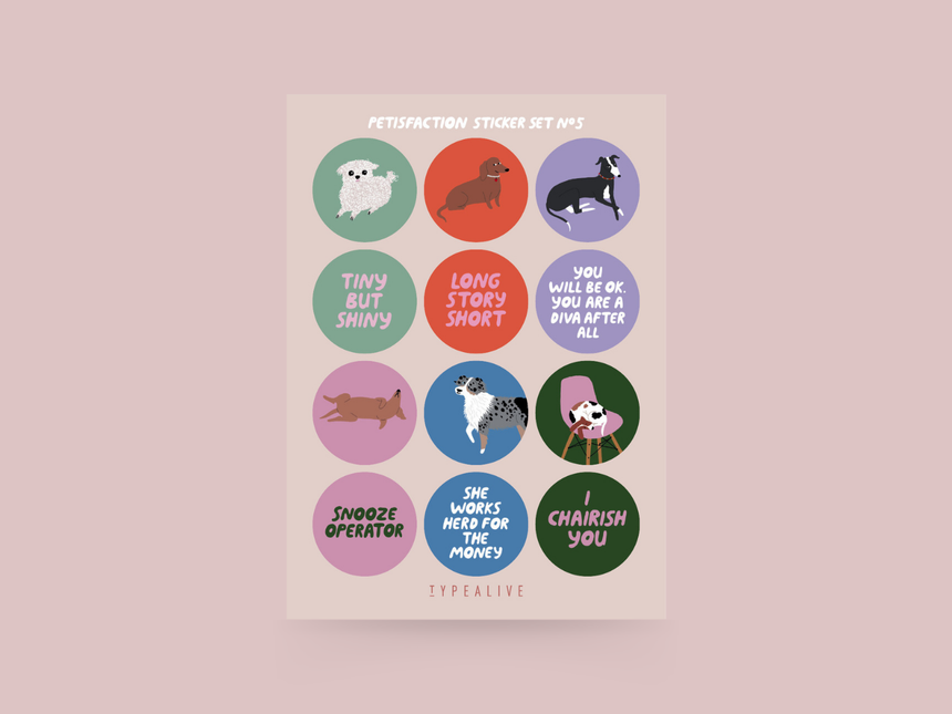 Sticker Sheet No. 5 "Petisfaction"