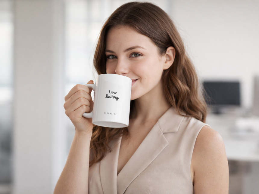 Tasse aus Keramik / High Expectations