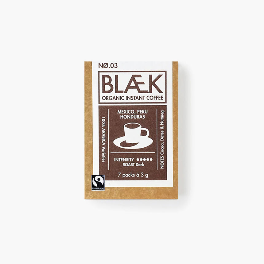 BLÆK Coffee - Instant Coffee No. 3 "To-Go Box / Mexico, Peru and Honduras"