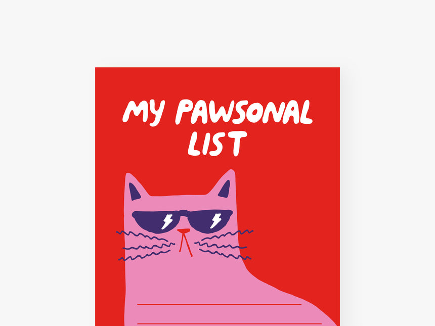 Notizblock "schmal" / Pawsonal List